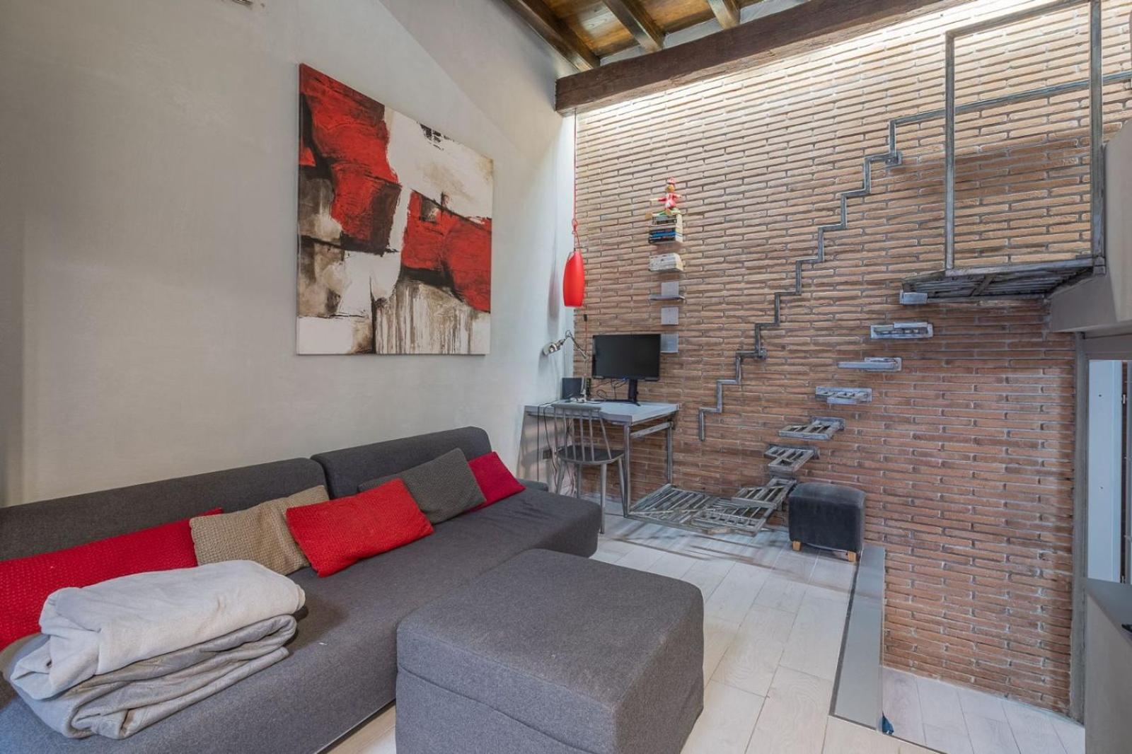 Spagna Square 200Mt - Loft 4Px - Center Rome - Private Access - Piazza Del Popolo Exterior foto